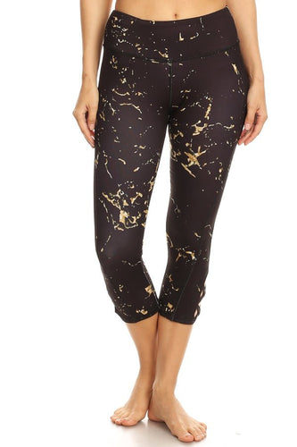 High rise printed legging